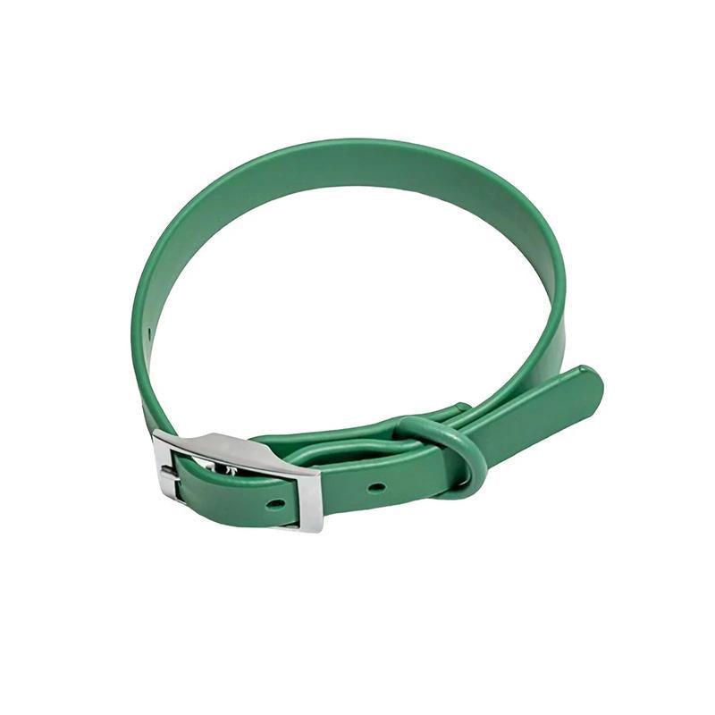 PVC Dog Collar Working Dog Kennels Waterproof Soft Adjustable for Pets L Size - Apricot