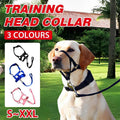 Pink Dog Training Head Collar Halter Stop Pulling Training Tool Harness Strap Leader - L
