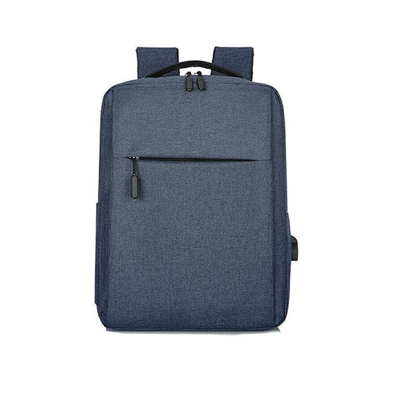 Waterproof Laptop Backpack Bag for Men Women School Travel Business Use - Grey 1 Zipper