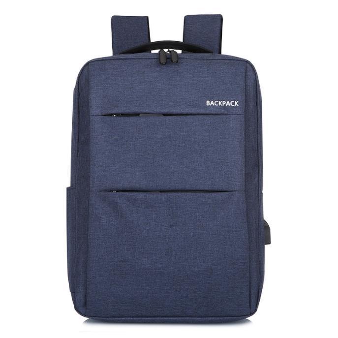 Waterproof Laptop Backpack Bag for Men Women School Travel Business Use - Grey 1 Zipper