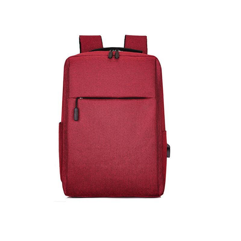 Waterproof Laptop Backpack Bag for Men Women School Travel Business Use - Red 1 Zipper