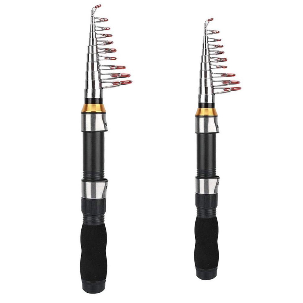 Portable Mini Fishing Rod Fishing Gear Compact Travel Rods for Outdoor Sports - 235cm