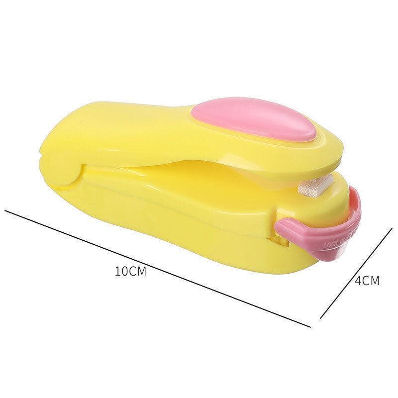 Handheld Mini Heat Sealer Poly Bag Sealing Machine Food Portable Plastic Small - Pink
