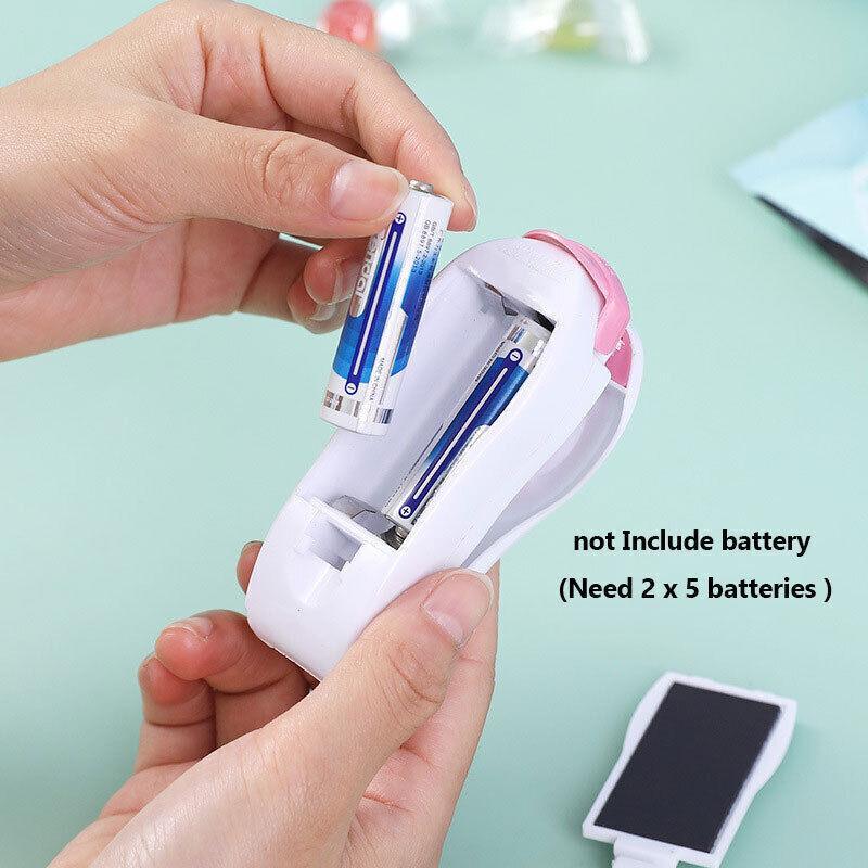 Handheld Mini Heat Sealer Poly Bag Sealing Machine Food Portable Plastic Small - Purple