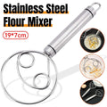 Stainless Steel Double Eye Coil Flour Mixer Household Baking Tool Egg Beate