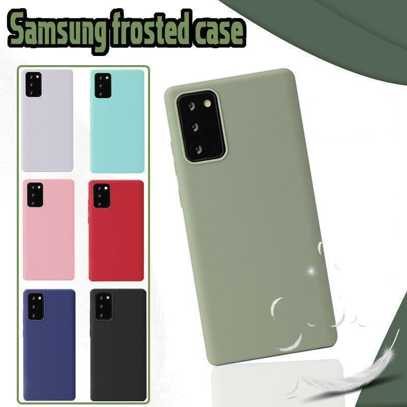 Sky Blue Shockproof Cover Slim Case for Samsung S21 S10 S20 Plus Ultra FE Note20 - Samsung Galaxy S21 Ultra