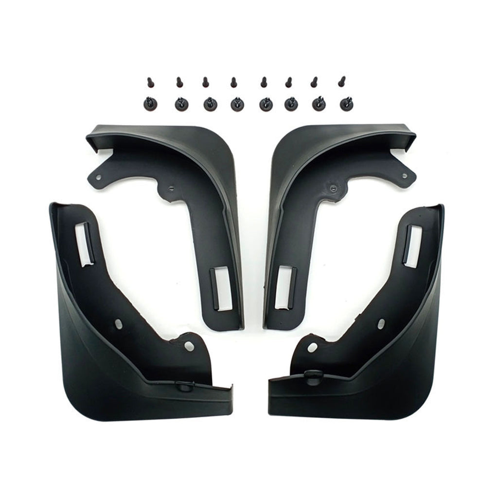 4PCS Universal Soft Rubber Fender Flares Wheel Arch Guard No Drill Car Accessories