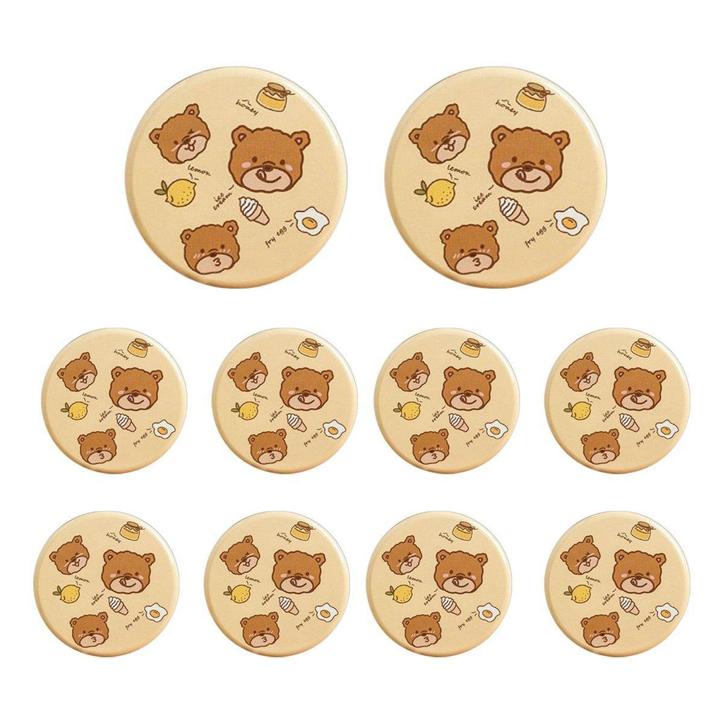10PCS Cookie Tin Box Metal Biscuit Gift Box Candy Packaging Dragon Year Baking - Carrot Rabbit