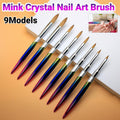 Kolinsky Acrylic Nail Art Brush Manicure Powder Professional Tools Size 2-18 - 16#