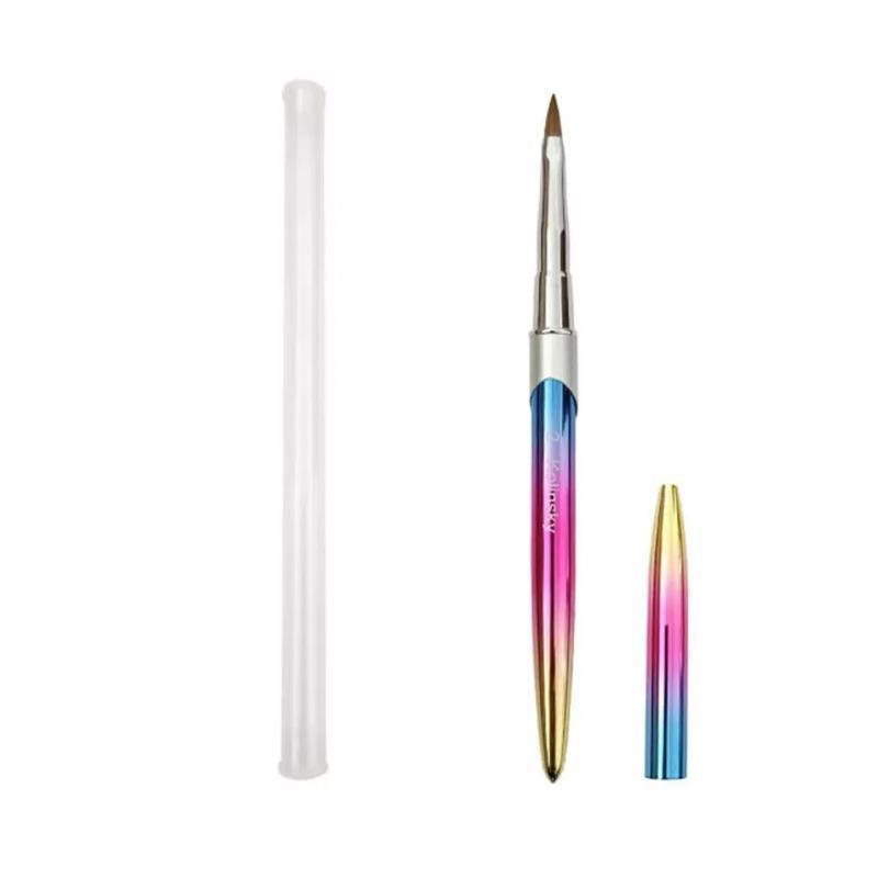 Kolinsky Acrylic Nail Art Brush Manicure Powder Professional Tools Size 2-18 - 2#