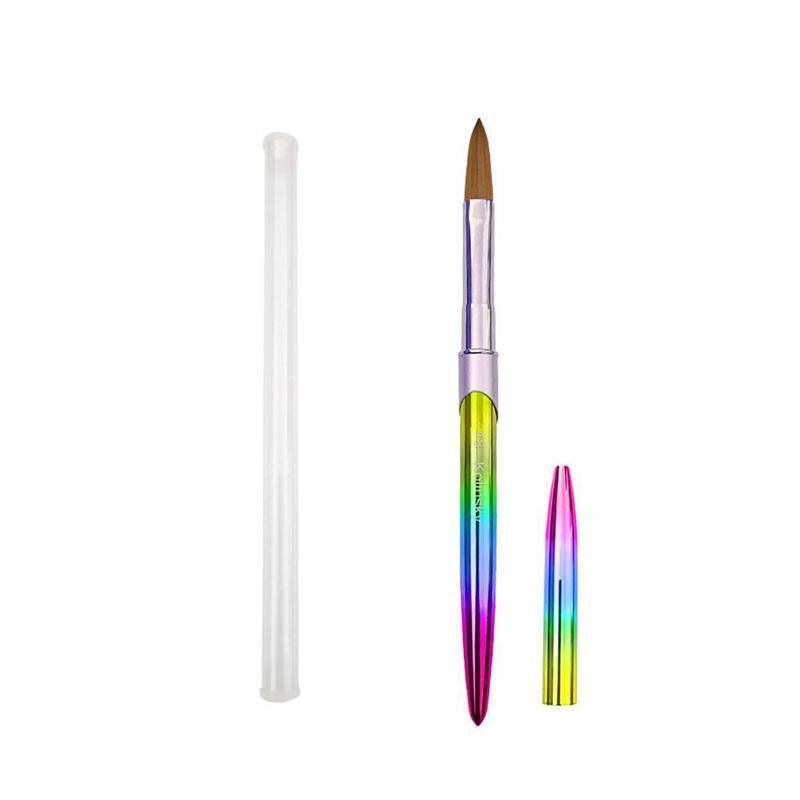 Kolinsky Acrylic Nail Art Brush Manicure Powder Professional Tools Size 2-18 - 2#