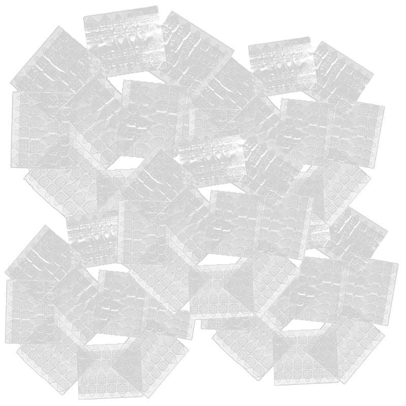 24-2400PCS Double Sided Adhesive Press On Nail Stickers Clear Tape Glue Tabs - 1PC (24xNail Stickers)