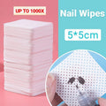 1000PCS Lint Free Cotton Nail Wipes Pads for Manicure Gel Polish Removal - 200PCS