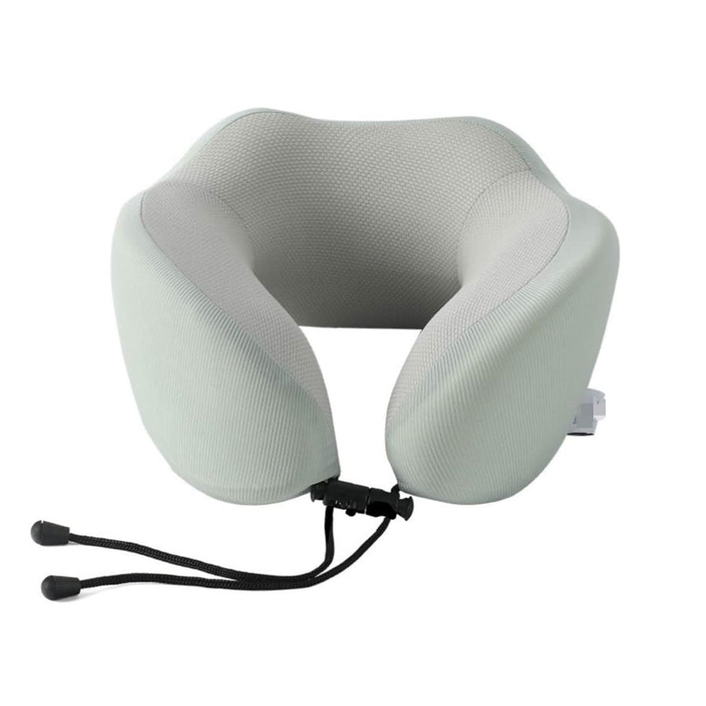Memory Foam U Shaped Neck Pillow Travel Portable Office Nap Support Pillow - Black