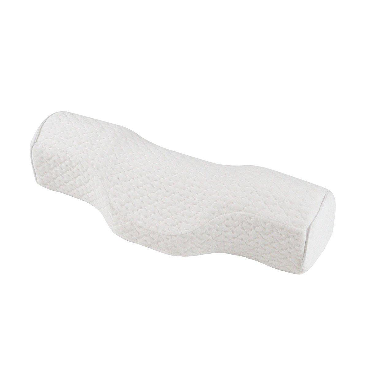 Orthopedic Memory Foam Cervical Neck Pillow for Sleep Support Slow Rebound - Grey