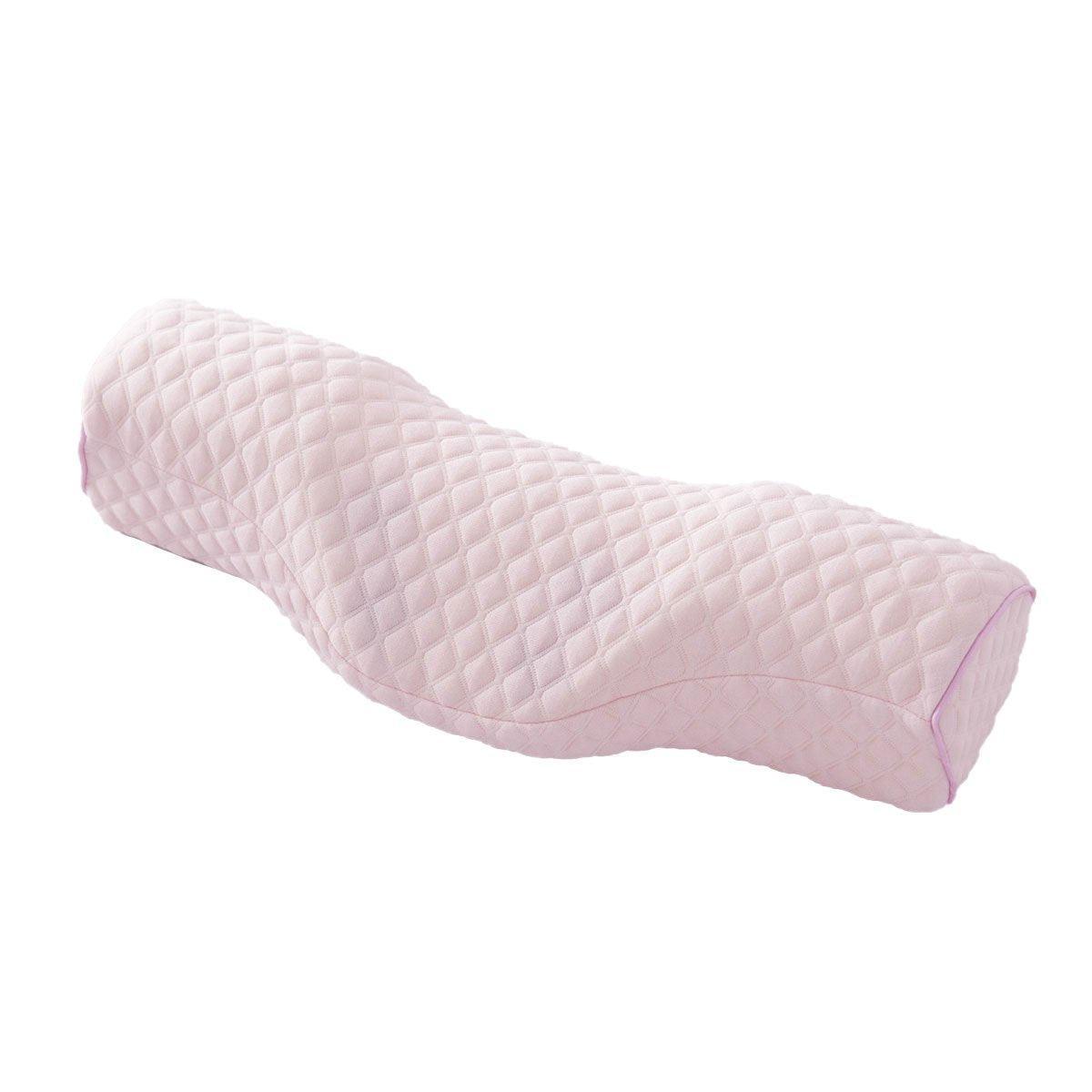 Orthopedic Memory Foam Cervical Neck Pillow for Sleep Support Slow Rebound - White