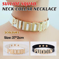 Harley Quinn Puddin Choker Suicide Squad Neck Collar Necklace Halloween Cosplay - Black