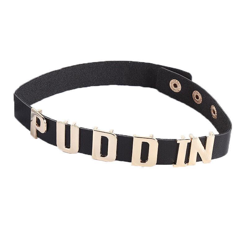 Harley Quinn Puddin Choker Suicide Squad Neck Collar Necklace Halloween Cosplay - White