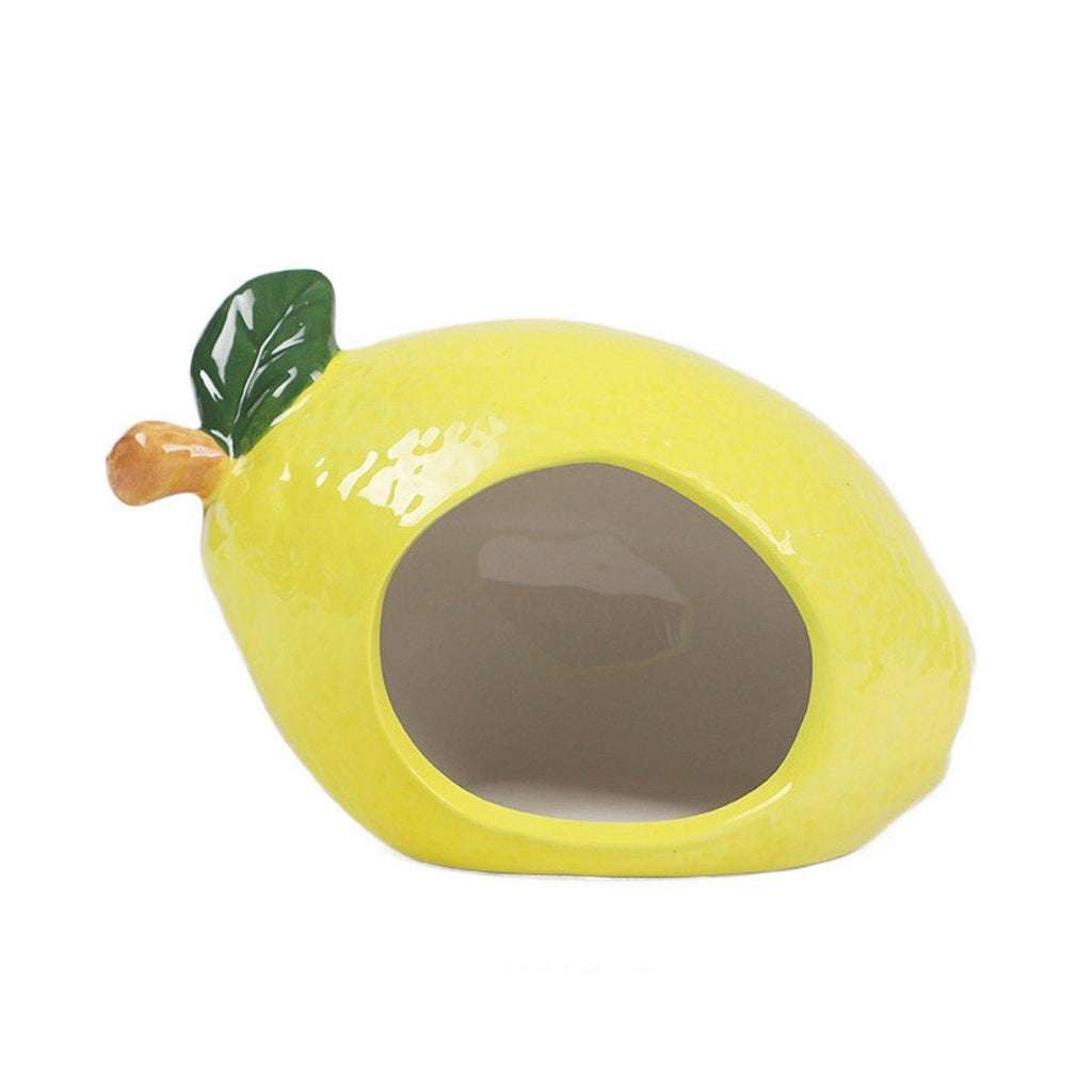 Ceramic Hamster Nest Shelter Landscaping Supplies Small Animal Hideout House - Apple