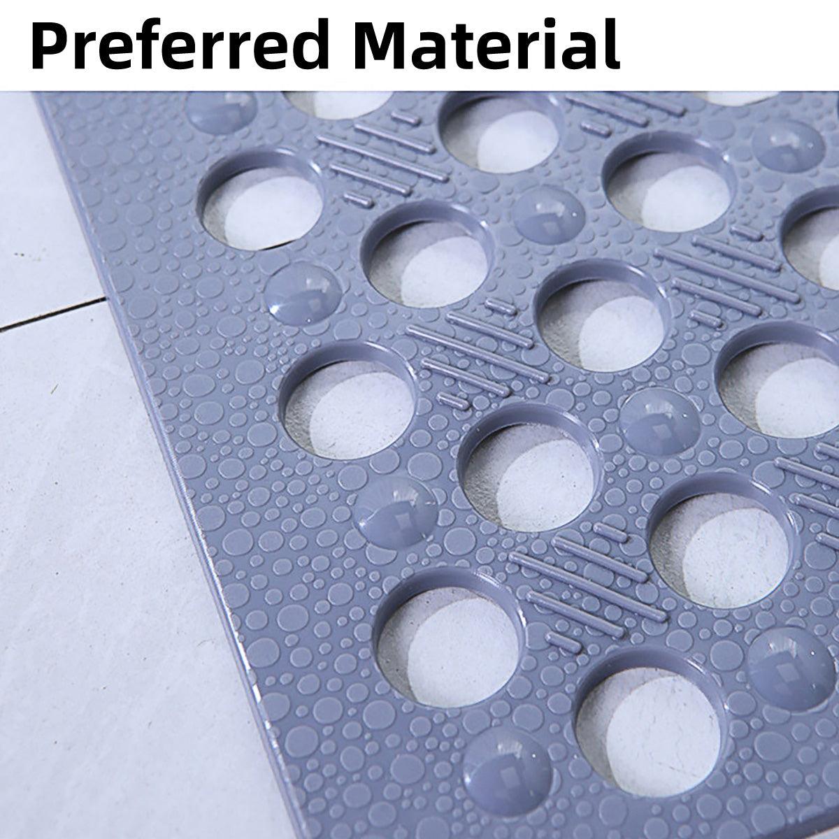 Extra Large Non-Slip Bathroom Mat Anti-Drop Shower Floor Mat Bath Rug Soft Touch - 50-50cm