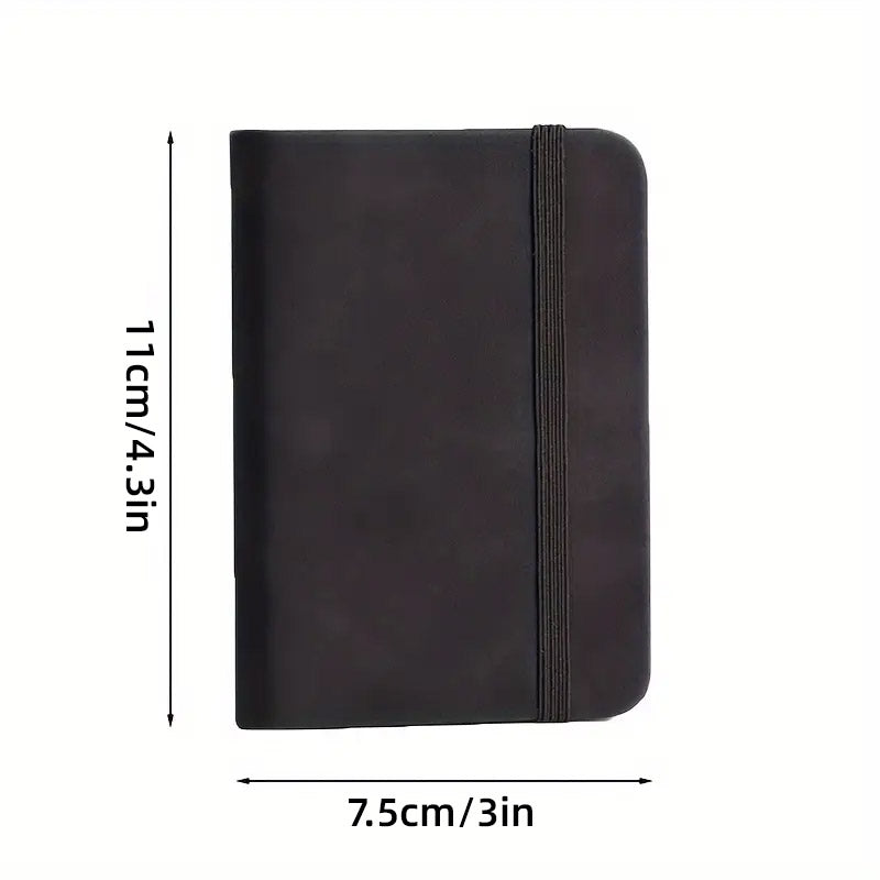 10pcs Mini Pocket Notebook A7 Small Portable Notepad for Office School Use - Green