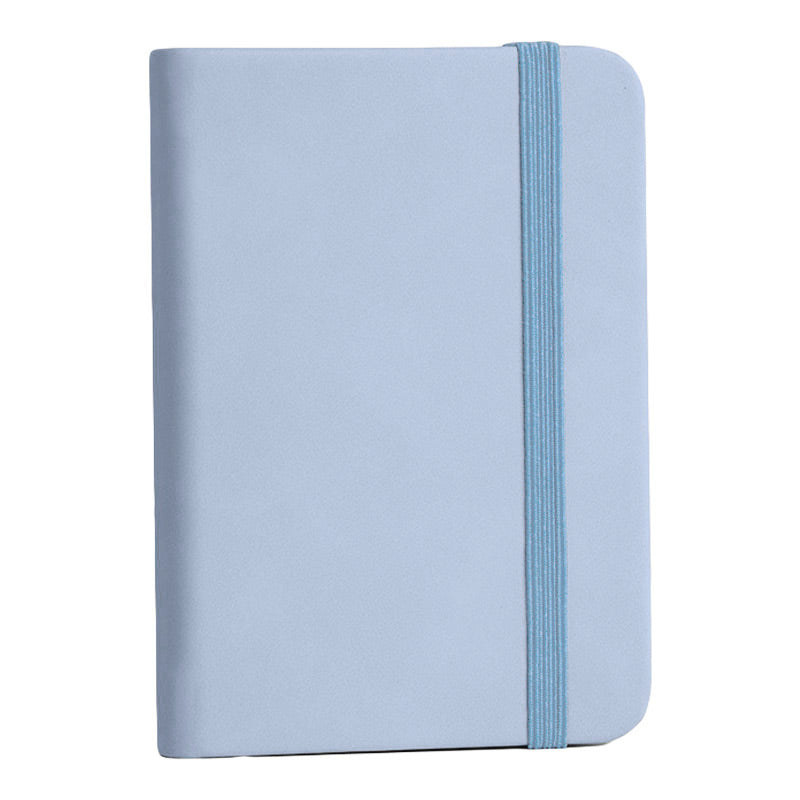 10pcs Mini Pocket Notebook A7 Small Portable Notepad for Office School Use - Grey