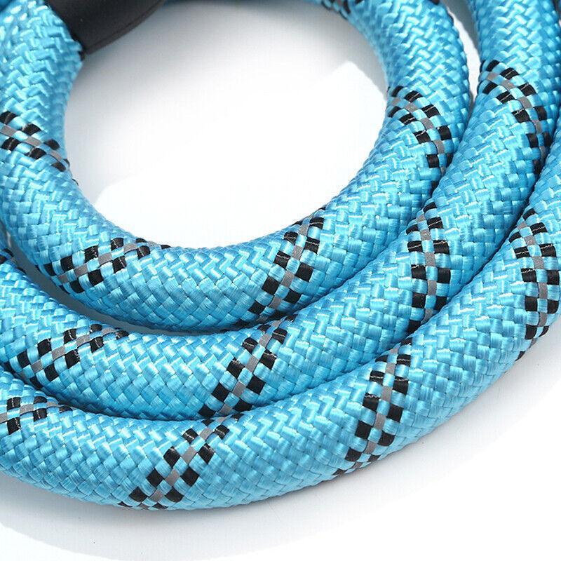 Nylon Training Dog Leash Heavy Duty Pet Products Strong Rope Recall Lead Leashes - Black