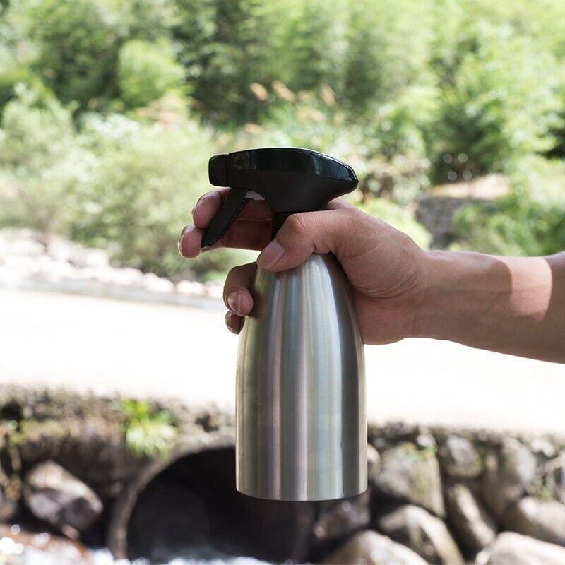 500ml Stainless Steel Cooking Oil Spray Bottle for BBQ and Kitchen Use