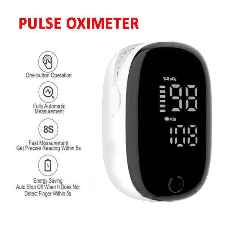 Oximeter Professional Heart Rate Finger Saturation Monitor Pulse Blood Oxygen - Oximeter+Box