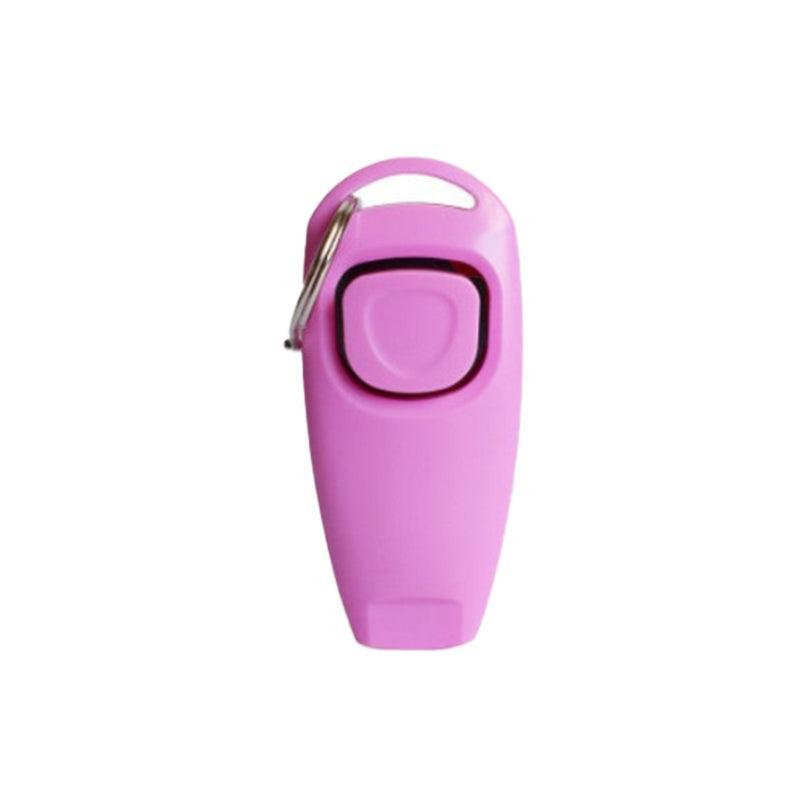 Dog Whistle and Clicker Set for Training Stop Barking Obedience Tool Combo - Orange