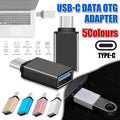 USB Type-C to USB 3.0 Adapter OTG Converter for Phone Tablet Laptop - Gold