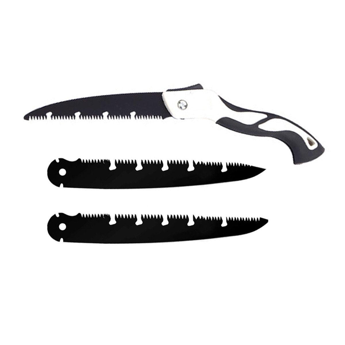 Folding Outdoor Hand Saw Portable Quick Cutting Pruning Garden Tree Logging Tool - 300mm