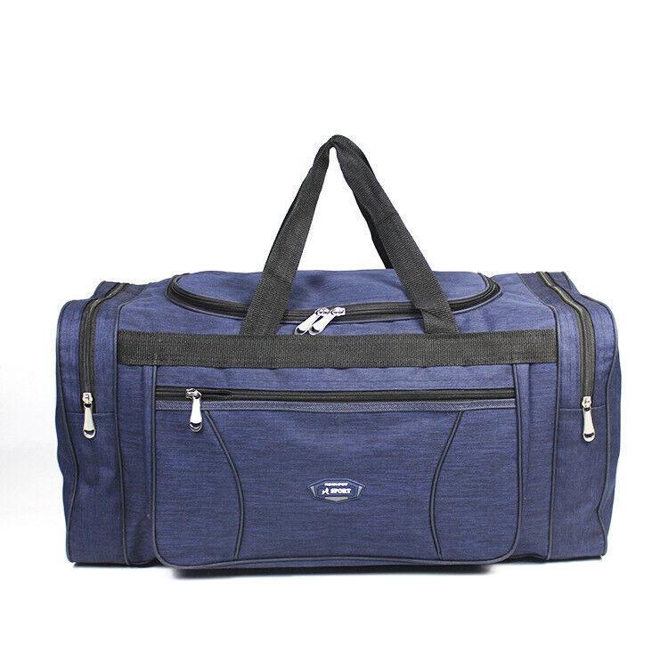 Large Capacity Waterproof Travel Luggage Bag Lightweight Foldable Handbag - Small-Grey