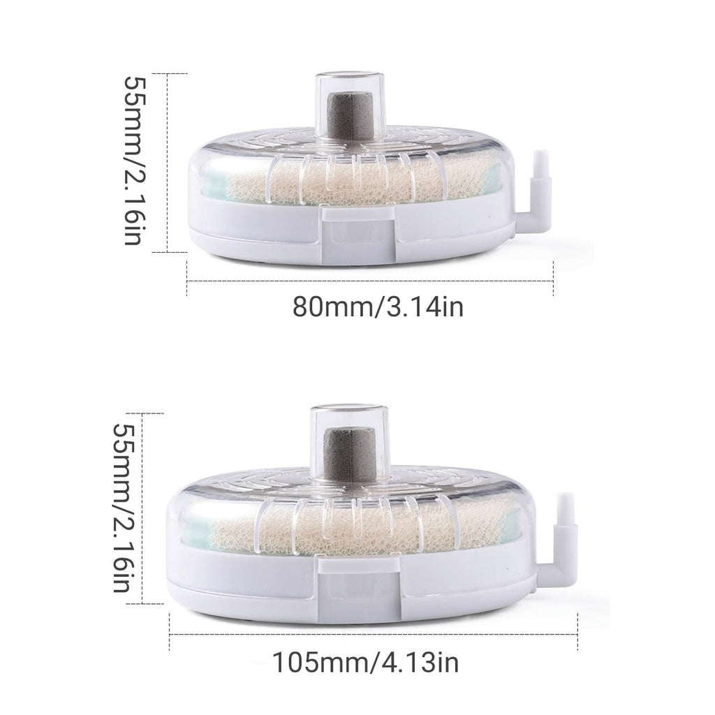 Aquarium Filter Special Mini Small Tank Filter Circle for Freshwater or Marine - 10cm Filter