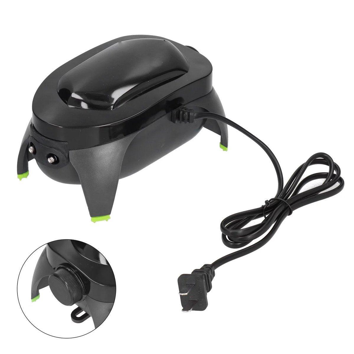 Quiet Fish Tank Oxygen Pump Aquarium Air Stone Aerator Oxygenator Water Filter - 10W