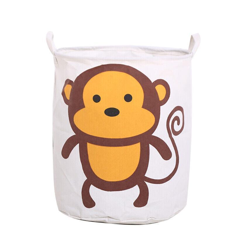 Collapsible Laundry Hamper Basket Storage Clothes Bag Washing Bin Toy Organiser - 06