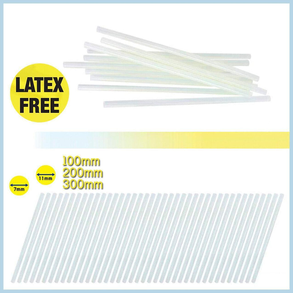 Clear Hot Melt Glue Sticks Adhesive Craft Stick for DIY Glue Tool 7mm 11mm - 7mm x 100mm 200pcs