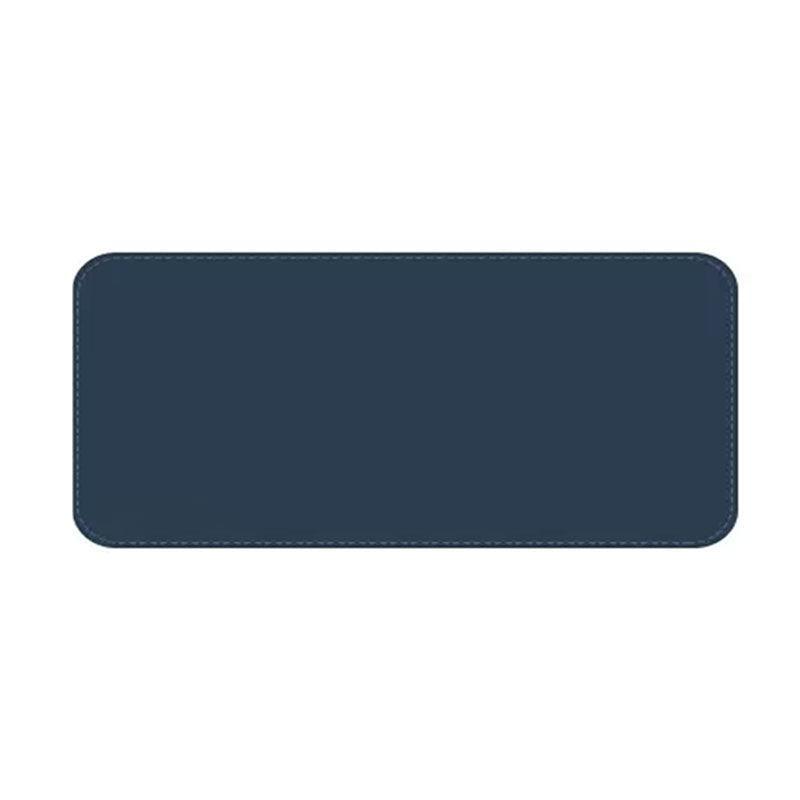 Large Leather Gaming Mouse Pad Waterproof Desk Keyboard Mat 120 x 60cm - Dark Blue