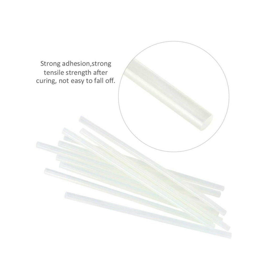 Clear Hot Melt Glue Sticks Adhesive Craft Stick for DIY Glue Tool 7mm 11mm - 11mm x 200mm 50pcs