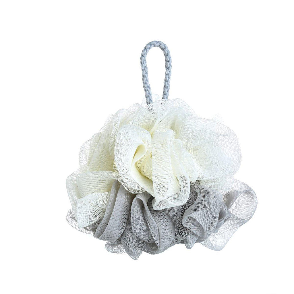 Bath Ball Mermaid Loofah Sponge Bath Puff Soft Ball Body Exfoliate Wash Shower - Grey
