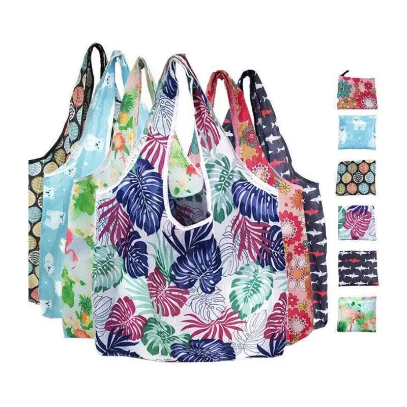Reusable Foldable Light Waterproof Shopping Bags Carry bag Grocery Big - B-21