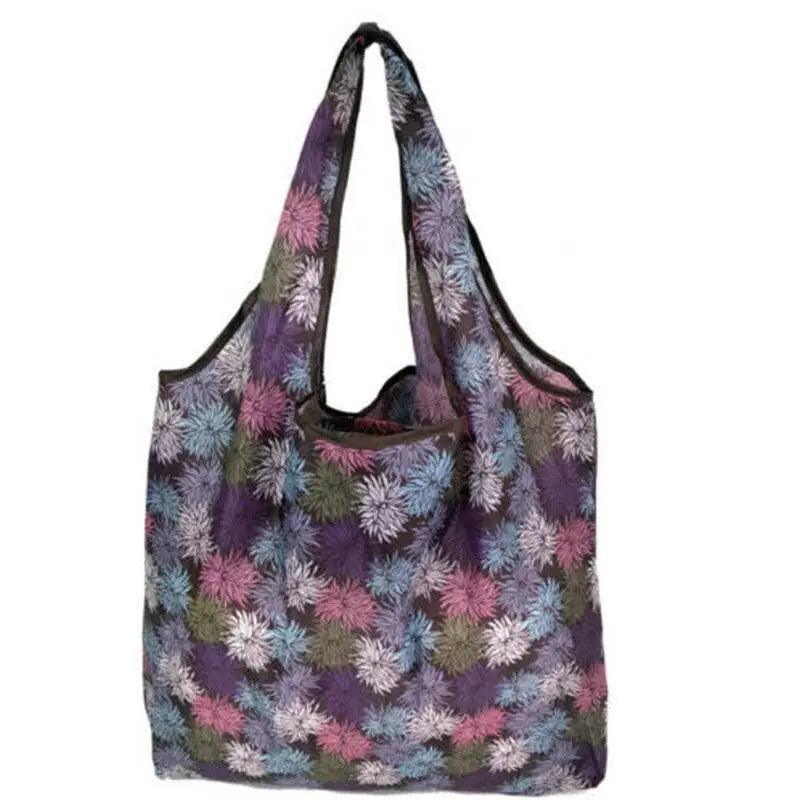 Reusable Foldable Light Waterproof Shopping Bags Carry bag Grocery Big - B-21