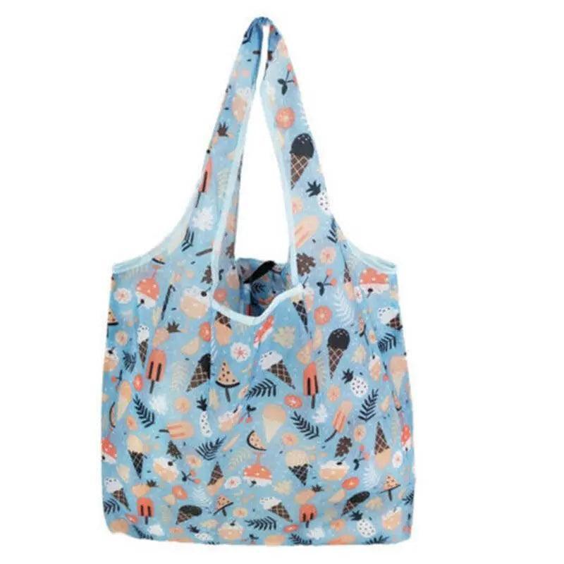 Reusable Foldable Light Waterproof Shopping Bags Carry bag Grocery Big - B-25