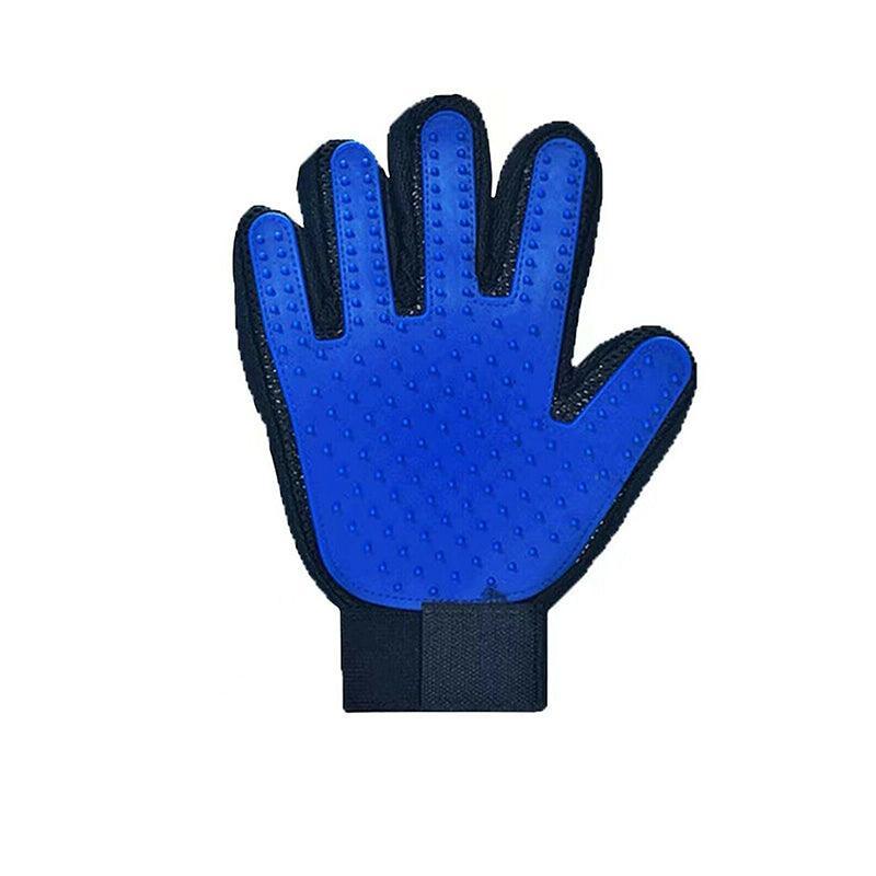 Pet Dog Cat Massage Hair Removal Grooming Comb Touch Cleaning Brush Magic Glove - Pink Right Hand