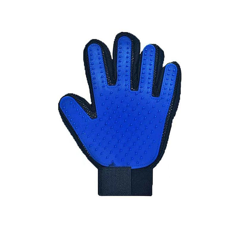 Pet Dog Cat Massage Hair Removal Grooming Comb Touch Cleaning Brush Magic Glove - Red Left Hand