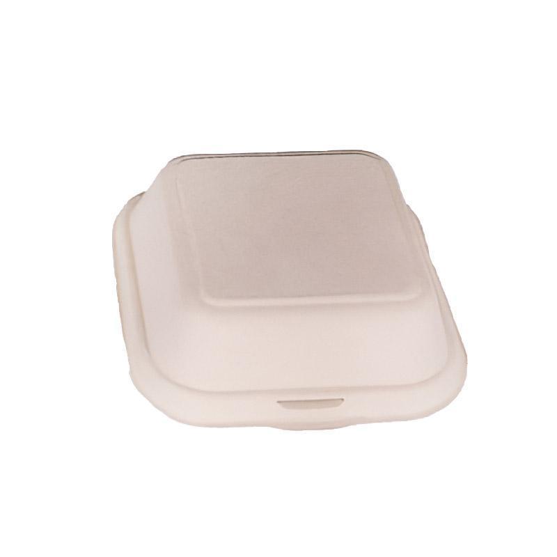 100X Disposable Eco-Friendly Bento Box Fruit Salad Hamburger Cake Packaging Box - Packing-White-4inches-100pcs