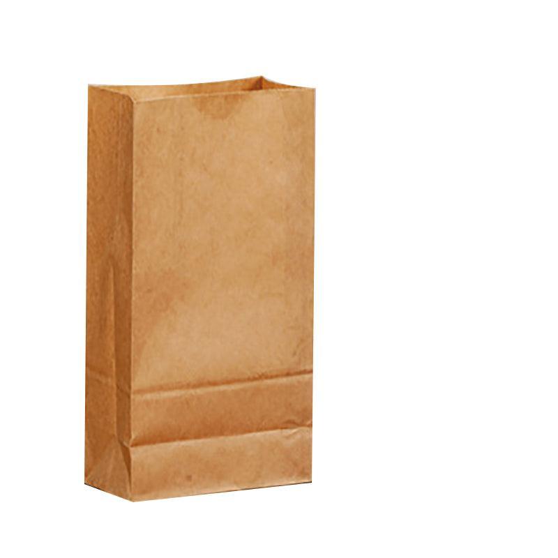 Brown Kraft Paper Bags Take Away Food Lolly Grocery Buffet Craft Gift Market Bag - 9 X 5.5 X 17CM
