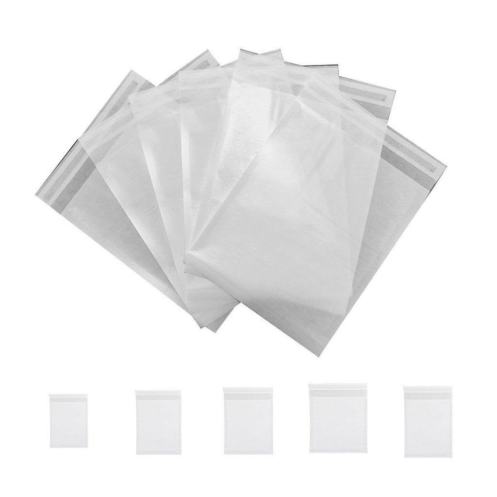 50PCS Eco-Friendly Biodegradable Translucent PaperBags Greaseproof Glassine Bags - 35*40+5cm