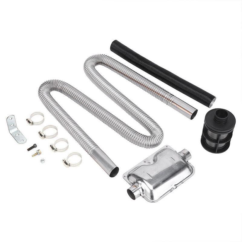 Air Diesel Parking Exhaust Pipe Hose with 24Mm Silencer Muffler Filter