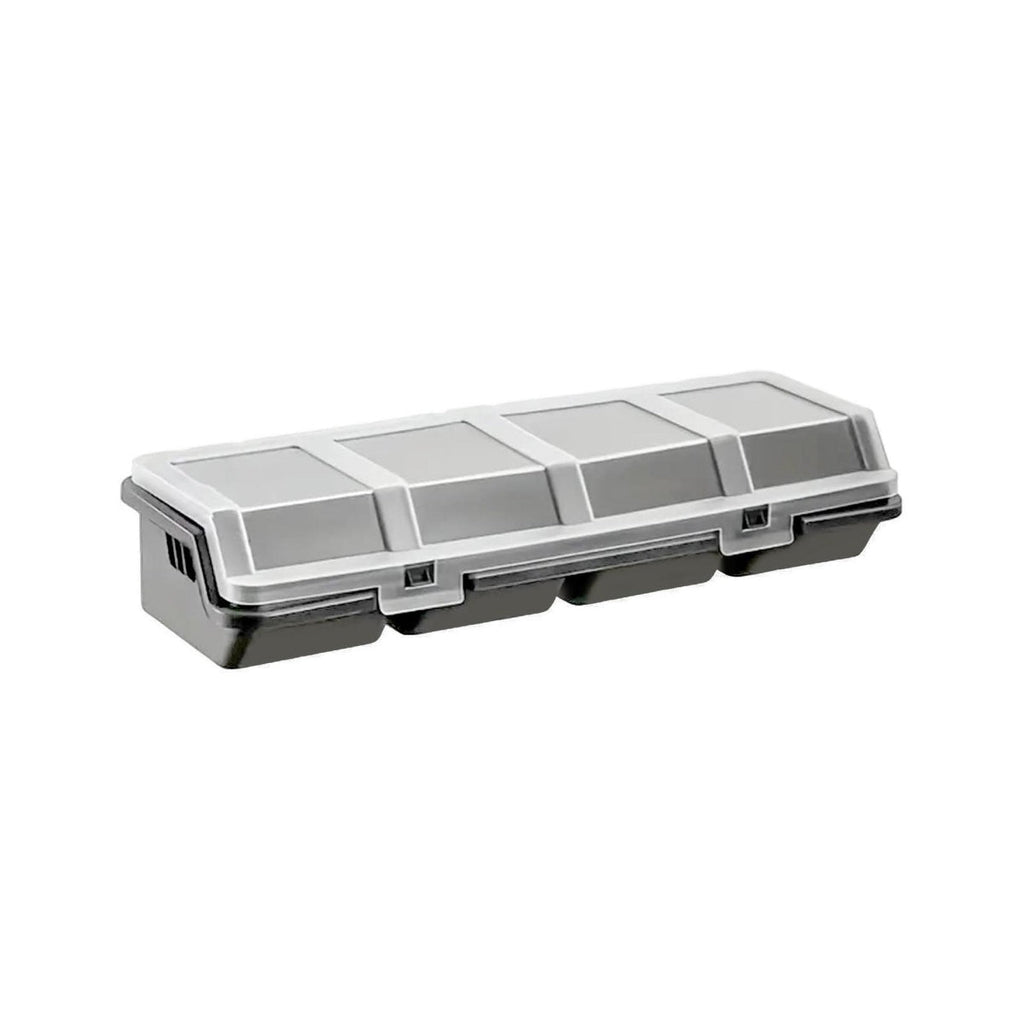 Plastic Screw Parts Storage Box Small Hardware Organizer Case with Four Grids